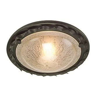 Plafoniera Classica In Olivia Metallo Oro 1 Luce E27