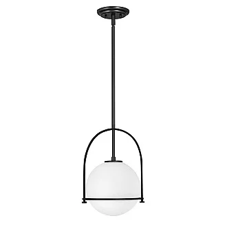 Sospensione Industrial Nordica Somerset Acciaio Nero 1 Luce E27