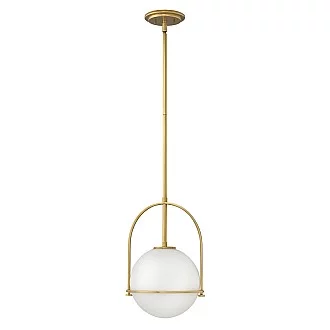 Sospensione Industrial Nordica Somerset Acciaio Ottone Antico 1 Luce E27