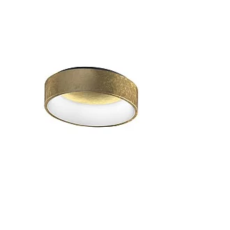 Sospensione Contemporanea Aurora Metallo Foglia Oro Led 27W