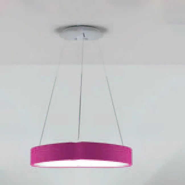 Exclusive Light-Sospensione Contemporanea Aurora Metallo Magenta Led 27W-AURORA-S45-MA-8057506386550