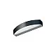 Exclusive Light-Applique Contemporanea Band Metallo Nero Led 16W-BAND-A28-NE-8059395054367