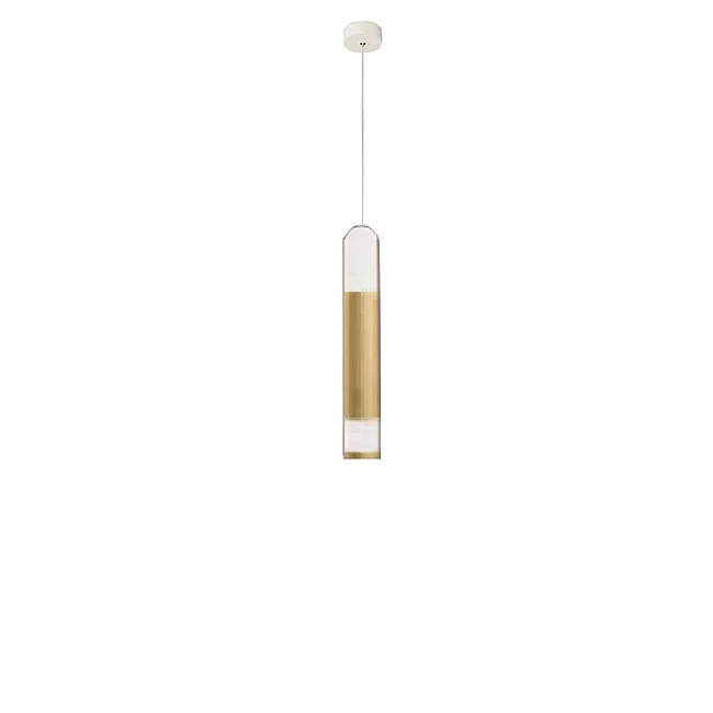 Exclusive Light-Sospensione Contemporanea Derby Oro Opaco Led 1X5+5W-DERBY-S1-MG-8059395054794