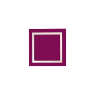 Plafoniera Contemporanea Square Metallo Magenta Led 28W