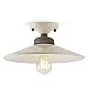 Ferroluce-Plafoniera Vintage Colors Ferro E Ceramica Crema 1 Luce E27-C1633-CRM-8056772561500