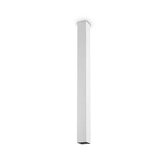 Plafoniera Moderna Sky Metallo Bianco 1 Luce Gu10 7W 3000K Luce Calda H75Cm