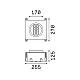 Ideal Lux-Tecnico Moderno Taurus Alluminio Cromo Led 13,5W 3000K Luce Calda-277028-8021696277028