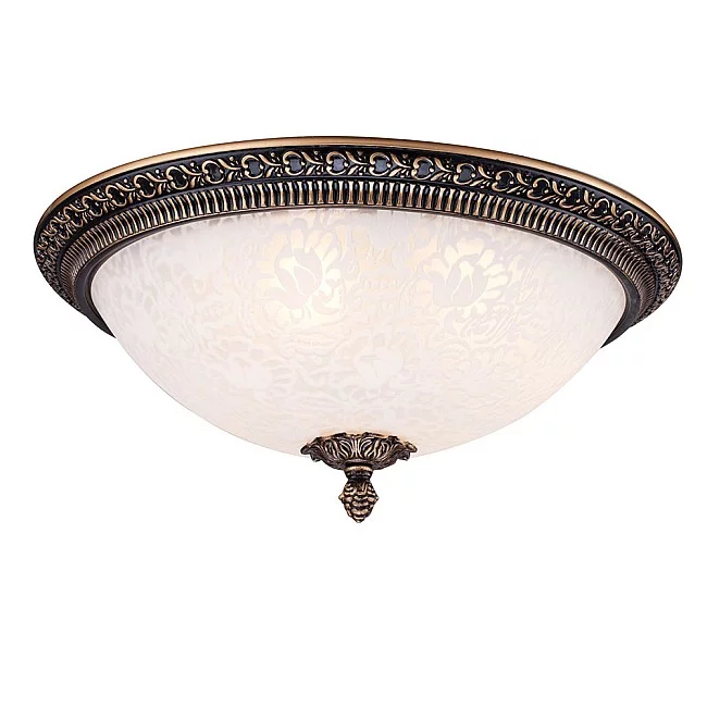 Maytoni-Plafoniera Contemporanea Pascal Metallo Bronzo 3 Luci Diffusori Vetro-C908-CL-03-R-4251110019543