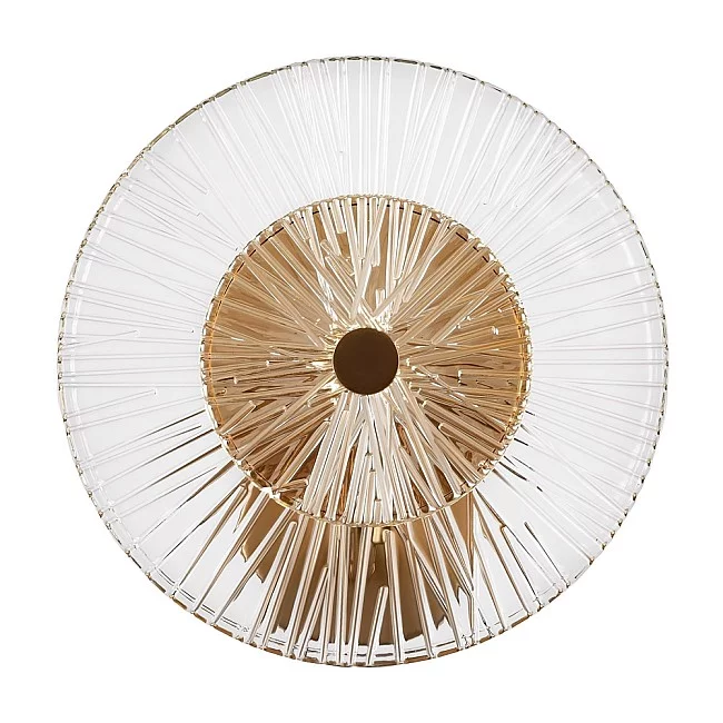 Maytoni-Applique Contemporanea Aster 1 Luce Con Diffusore Vetro E Rosone Oro In Metallo-MOD007WL-01G-4251110027890