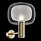 Maytoni-Applique Contemporanea Vision Alluminio Oro 1 Luce Diffusore In Vetro Trasp-MOD411WL-01G-4251110046952