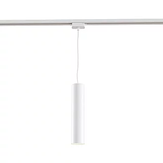 Pendente Per Binario Moderno In Alluminio Bianco 1 Luce
