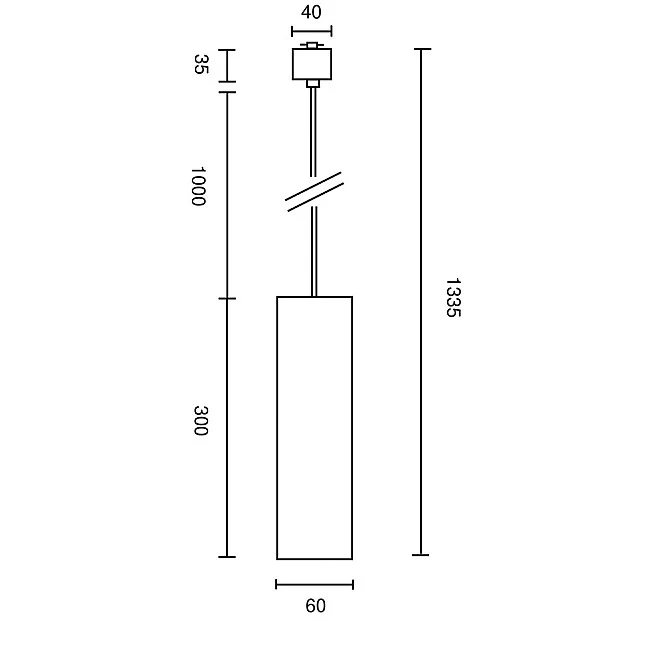 Maytoni-Pendente Per Binario Focus Alluminio Nero 1 Luce-TR025-1-GU10-B-4251110043234