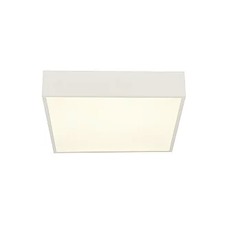 Plafoniera Contemporanea Zeus Alluminio Bianco Policarbonato Led 16W 3000K