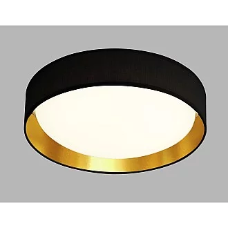 Plafoniera Gianna Acciaio Bianco Tessuto Trasparente Led 15,2W 3000K