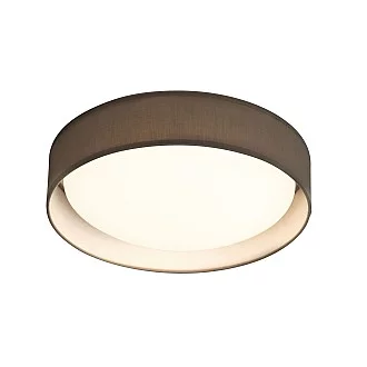 Plafoniera Gianna Tessuto Bianco Policarbonato Grigio Led 25,3W 3000K