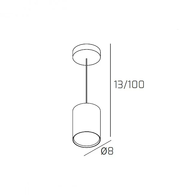 Top Light-Sospensione Moderna Cloud Metallo Sabbia 1 Luce Gx53 10Cm-1128_S10-SA-8059917002814