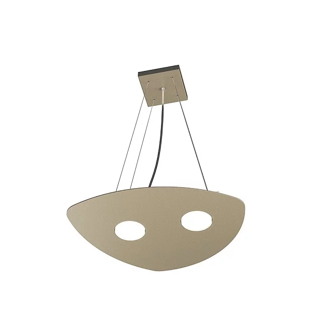 Top Light-Sospensione Moderna Shape Metallo Sabbia 2 Luci Gx53-1143_S2-SA-8057094704705