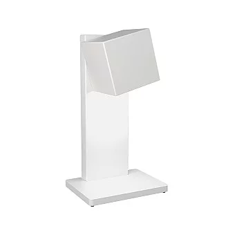 Lampada Scrivania-Ufficio Moderna Rotation Metallo Bianco 1 Luce Gx53