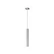 Top Light-Sospensione Moderna Square Tube Metallo Grigio 1 Luce Gu10-1173_S1-GR-8056039141766