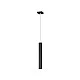 Top Light-Sospensione Moderna Square Tube Metallo Nero 1 Luce Gu10-1173_S1-NE-8056039141735