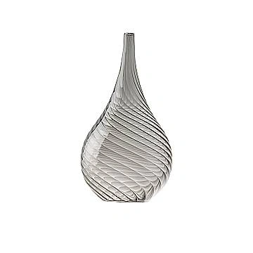 Vetro Pyrex Moderno Pluvia Grigio Fumè