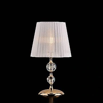 Lumetto Classico Ruben Metallo Oro E Cristallo 1 Luce E14
