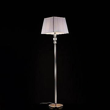 Piantana Contemporanea Franz Cristallo Oro 1 Luce E27