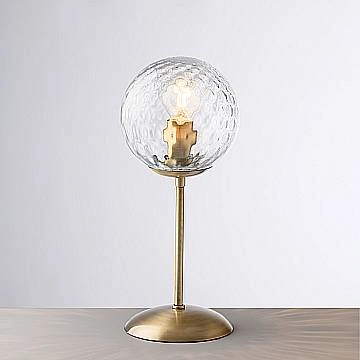 Lumetto Contemporaneo Demetra Metallo Bronzo 1 Luce E14