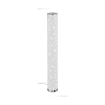 Piantana Moderna Star Plastica Bianco Led Integrato 10W 3000K