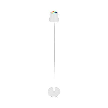 Piantana Moderna Coloris Metallo Bianco Led Integrato 6W 2700K