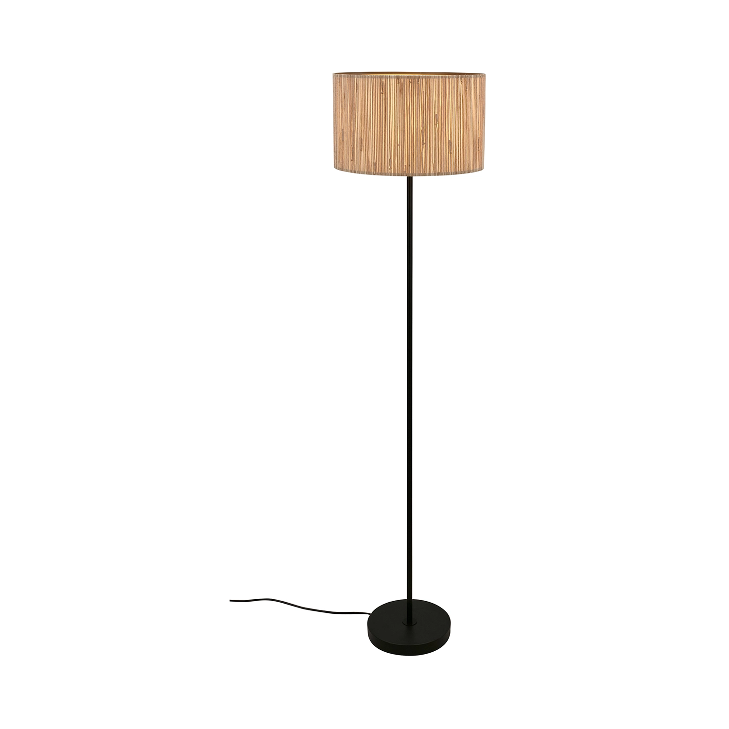 Piantana Vintage Slama Metallo Nero 1 Luce E27 1855014