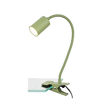 Lampada Da Tavolo Nordico Fleks Metallo Verde Lime Led Integrato 3,5W 3000K