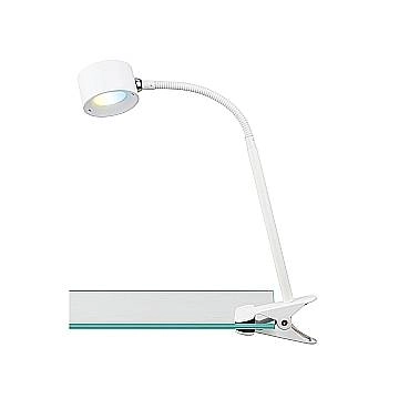 Lampada Da Tavolo Moderna Tari Metallo Bianco Led Integrato 4,5W Da 2700 A 6500K