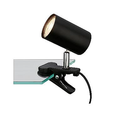 Lampada Da Tavolo Nordico Klem Metallo Nero 1 Luce Gu10