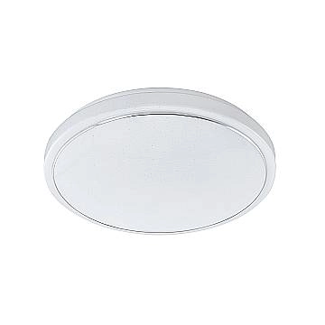 Plafoniera Moderna Star Plastica Bianco Led Integrato 44W 3000/4000/6000K