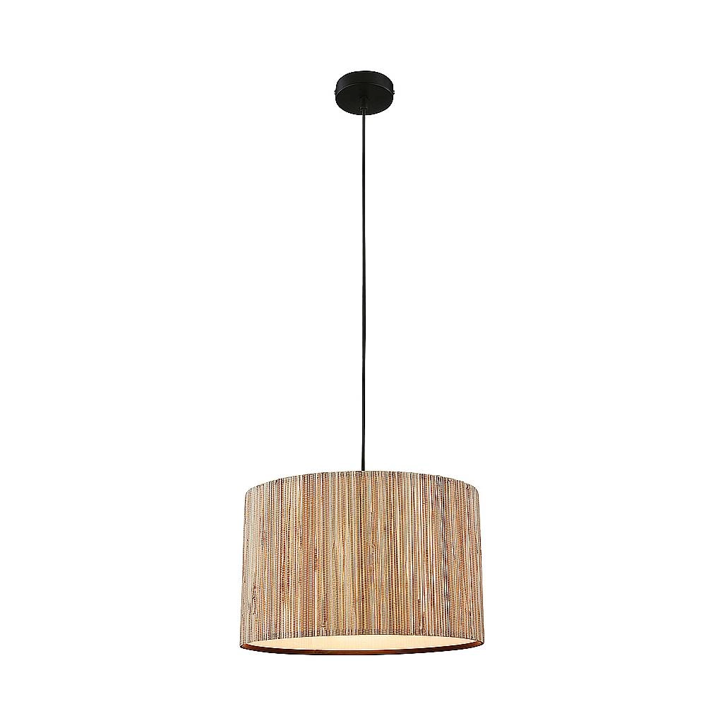 Lampadario Vintage Slama Metallo Nero 1 Luce E27 4855014