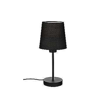 Lampada Da Tavolo Contemporanea Noa Metallo Nero 1 Luce E14