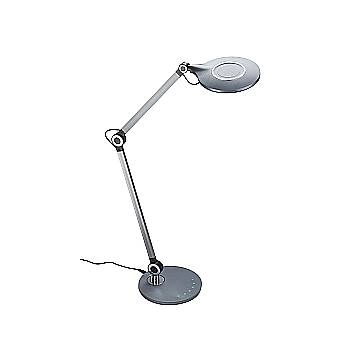 Lampada Da Tavolo Nordico Office Plastica Grigio Antracite Led 7W 3000K