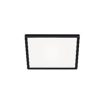 Plafoniera Moderna Slim Plastica Nero Led 18W 4000K Plafoniera Moderna Slim Plastica Nero Led 18W 4000K