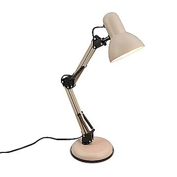 Lampada Da Tavolo Retrò Pixa Metallo Beige 1 Luce E14 Ip20 Lampada Da Tavolo Retrò Pixa Metallo Beige 1 Luce E14 Ip20