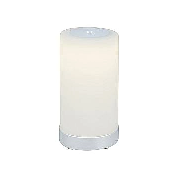 Lampada Da Tavolo Moderna Lama Plastica Cromo Opaco Led Integrato 3W 3000K