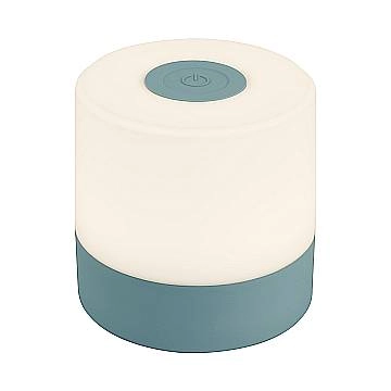 Lampada Da Tavolo Moderna Smal Plastica Blu Led Integrato 3W 2700K