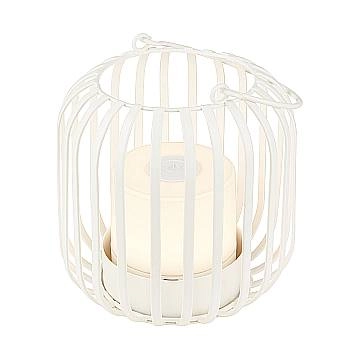 Lampada Da Tavolo Moderna Bura Metallo Bianco Led Integrato 2W 2700K