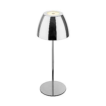 Lampada Da Tavolo Moderna Serina Metallo Cromo Led Integrato 2W 2700K