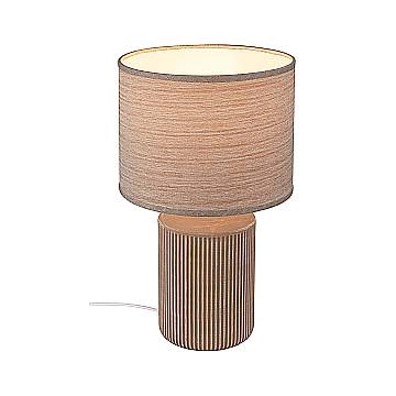 Lampada Da Tavolo Contemporanea Ino Ceramica Marrone 1 Luce E27