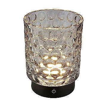 Lampada Da Tavolo Contemporanea Sunora Plastica Nero Led Integrato 2W 2700K