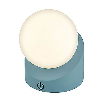 Lampada Da Tavolo Moderna Sora Plastica Blu Led Integrato 2W 2700K