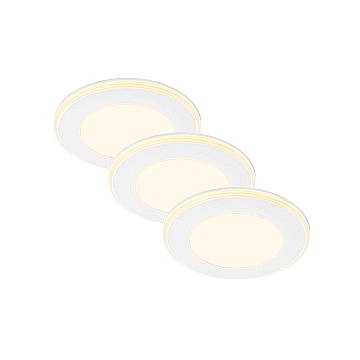 Faretto Incasso Trato Plastica Bianco Opaco Led Integrato 4,9W 3000K