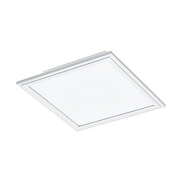 Plafoniera Moderna Salobrena 1 Alluminio Bianco Luce Led Integrato 14W