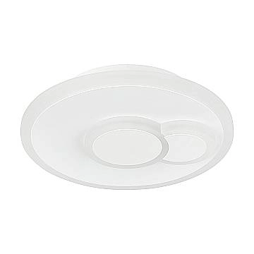 Plafoniera Moderna Cadegal Acciaio Bianco Luce Led Integrato 7,8W Ip20